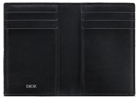 dior jacquard card holder|Long Bifold Card Holder Beige and Black Dior Oblique Jacquard.